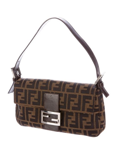 fendi black and brown bag|fendi baguette bag.